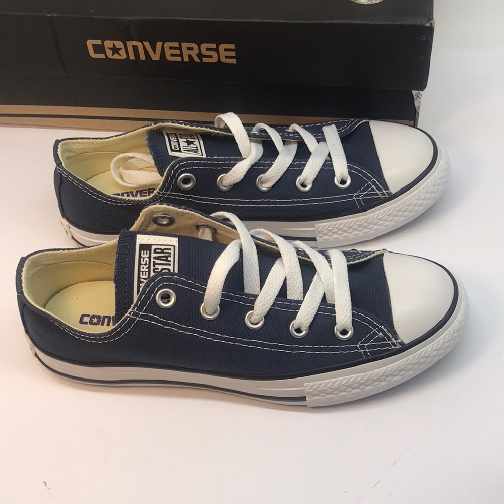 Converse Unisex Kidś  Navy Blue Low-Top Sneakers Size 2